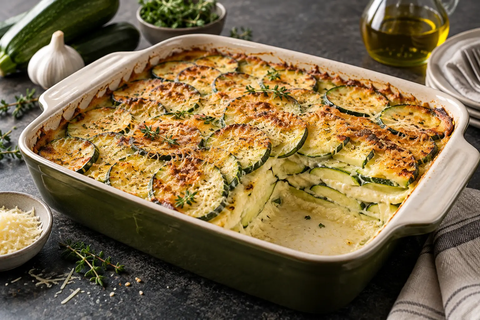 Gratin de courgettes