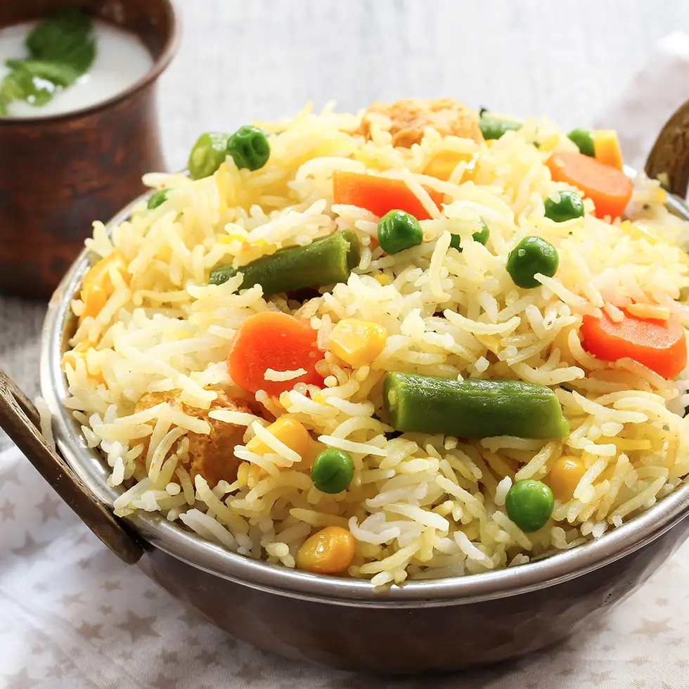 Le biryani de légumes