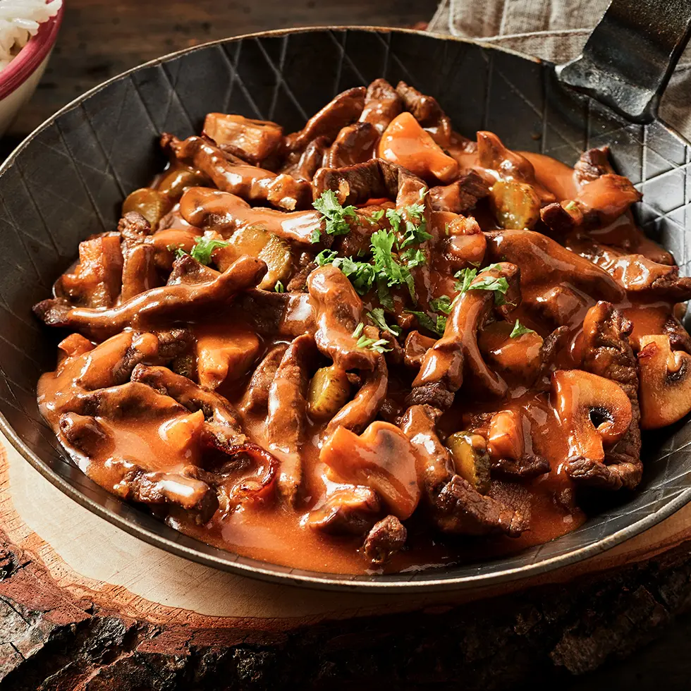 Le bœuf Stroganov