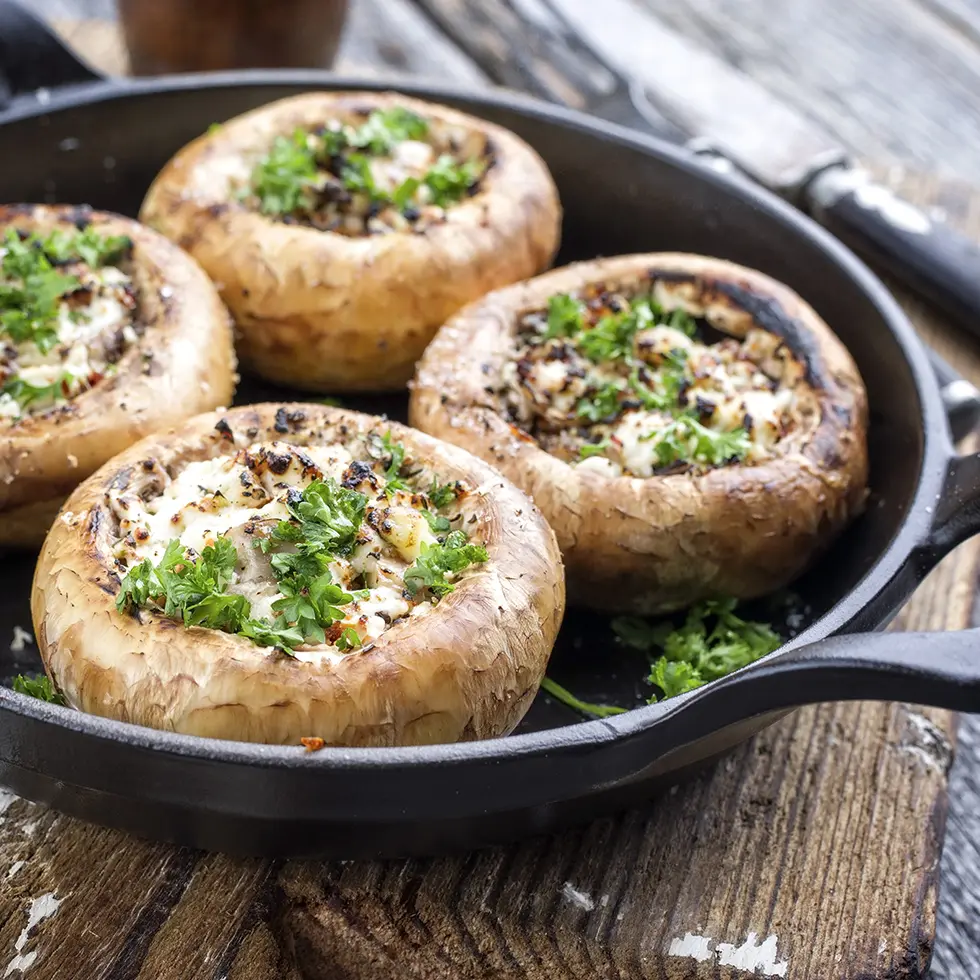 Champignons farcis