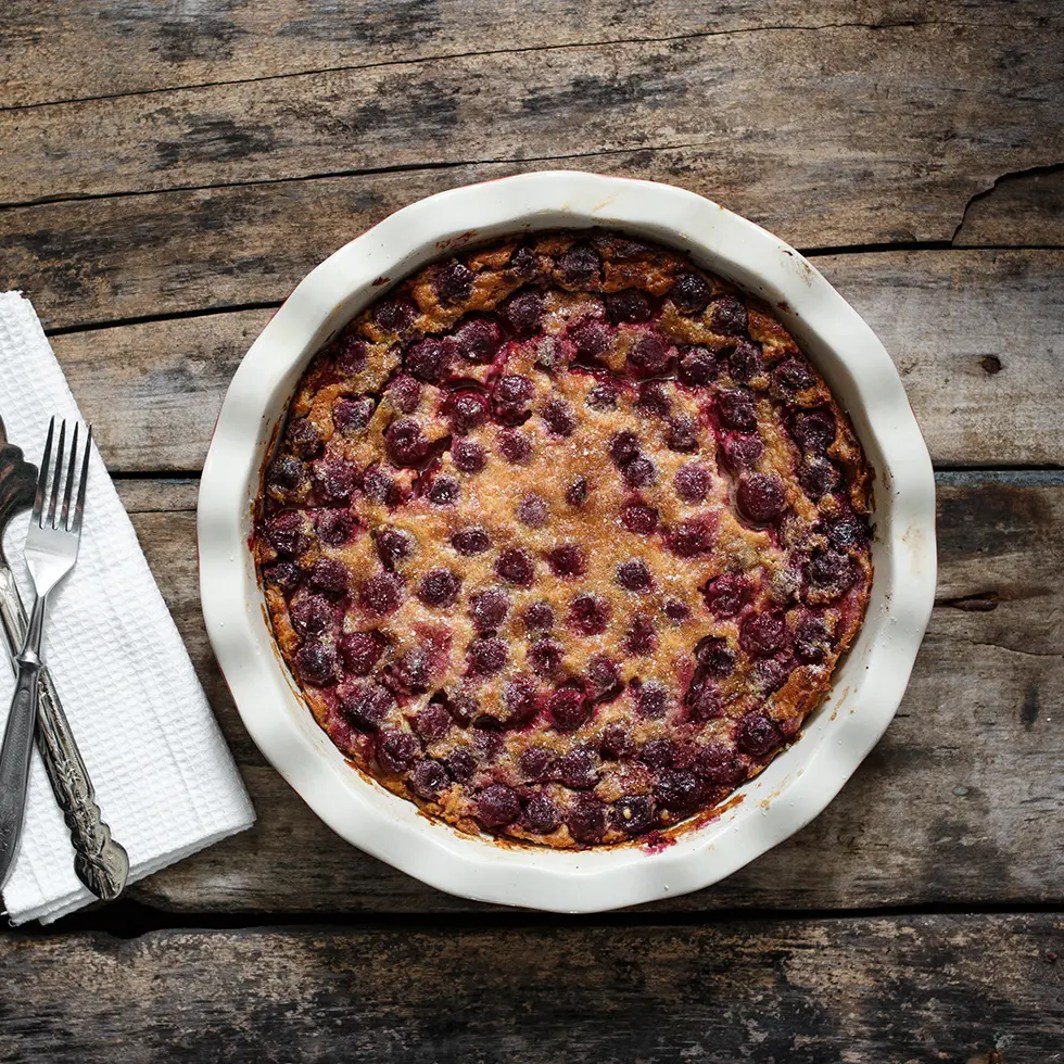 Clafoutis aux baies de goji