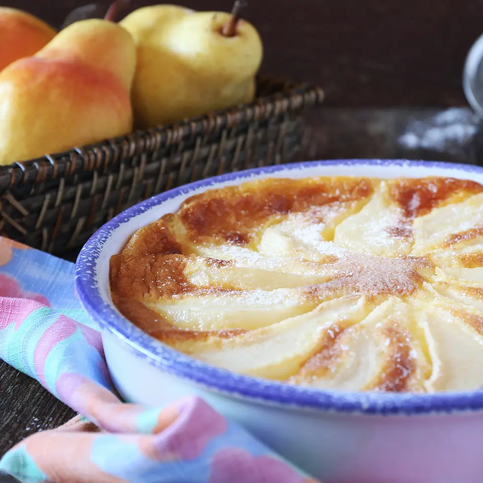Clafoutis aux poires