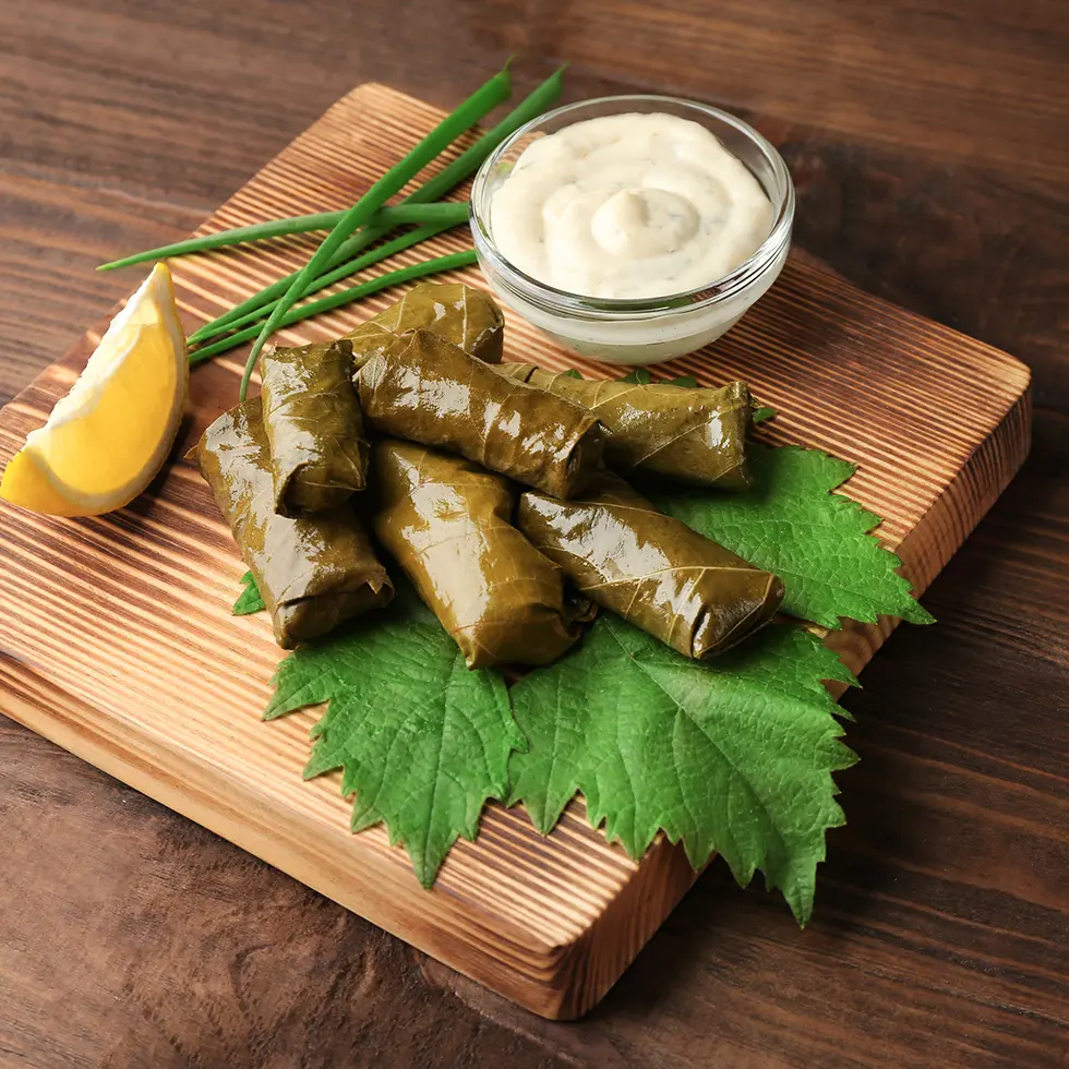Les feuilles de vigne farcies