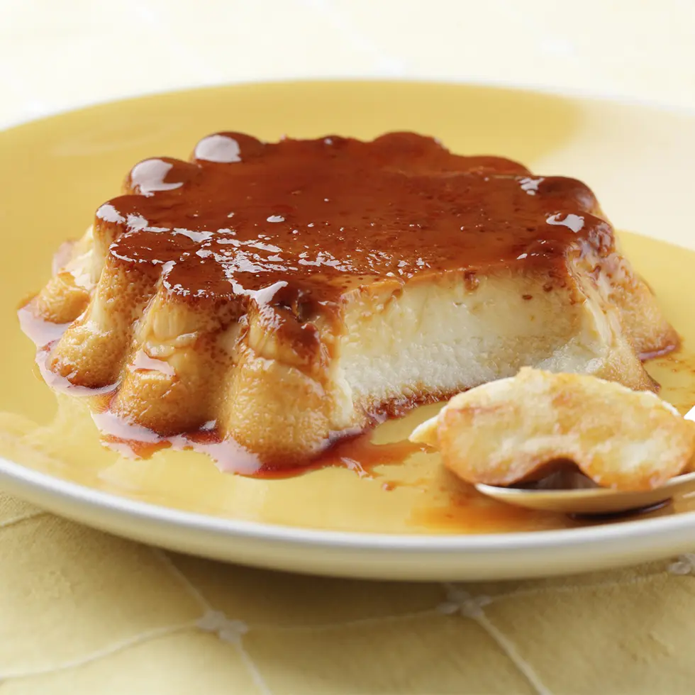Flan à la noix de coco