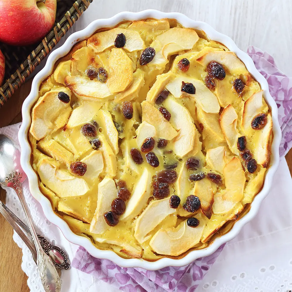 Flognarde aux pommes