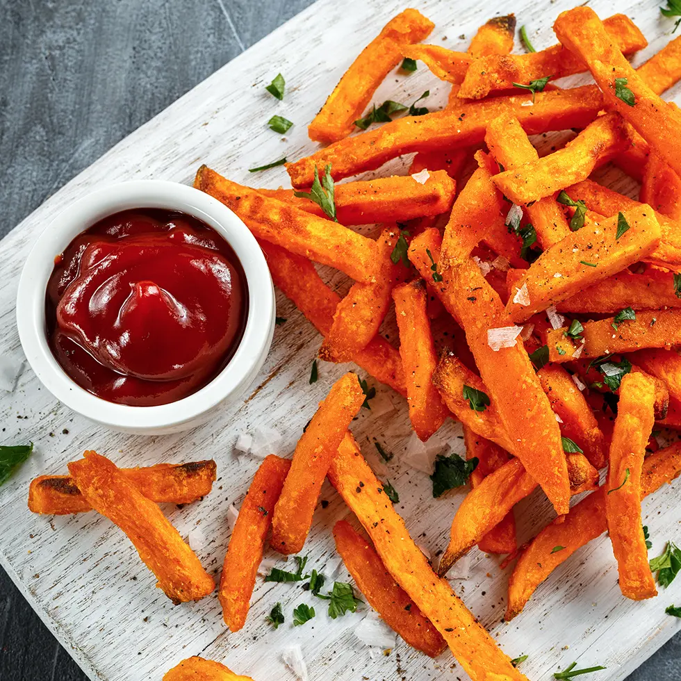 Frites de patates douces
