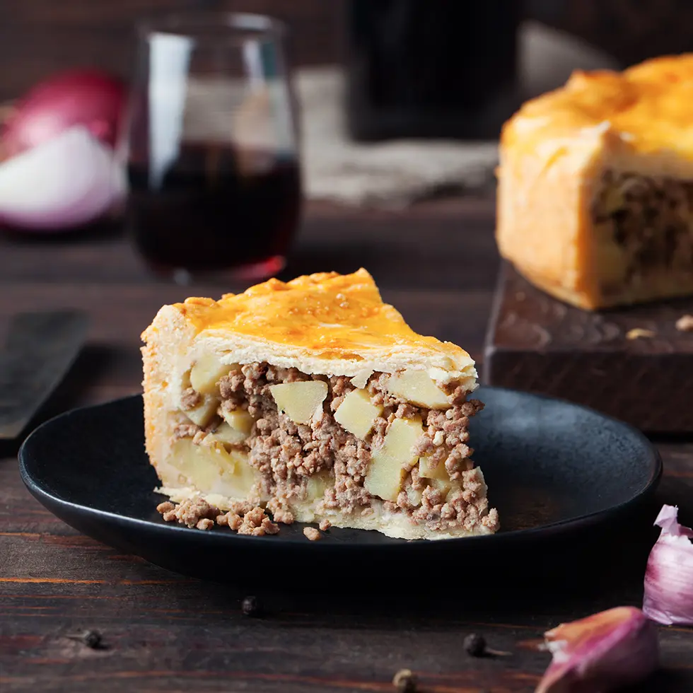 La steak and kidney pie
