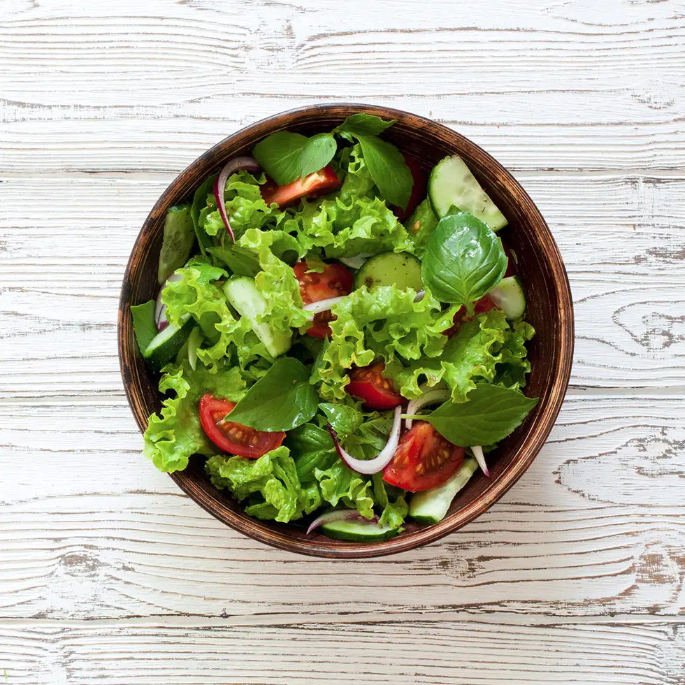 Laitue en salade
