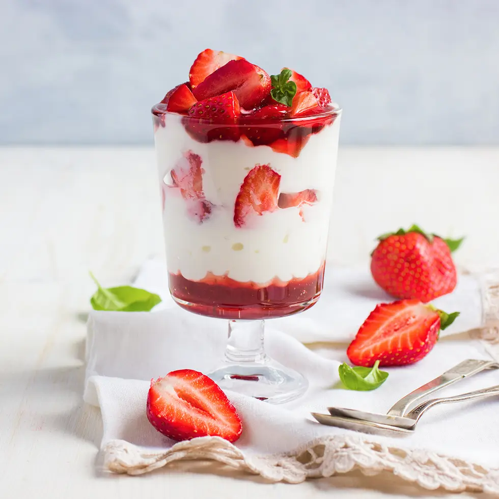 Mousse aux fraises