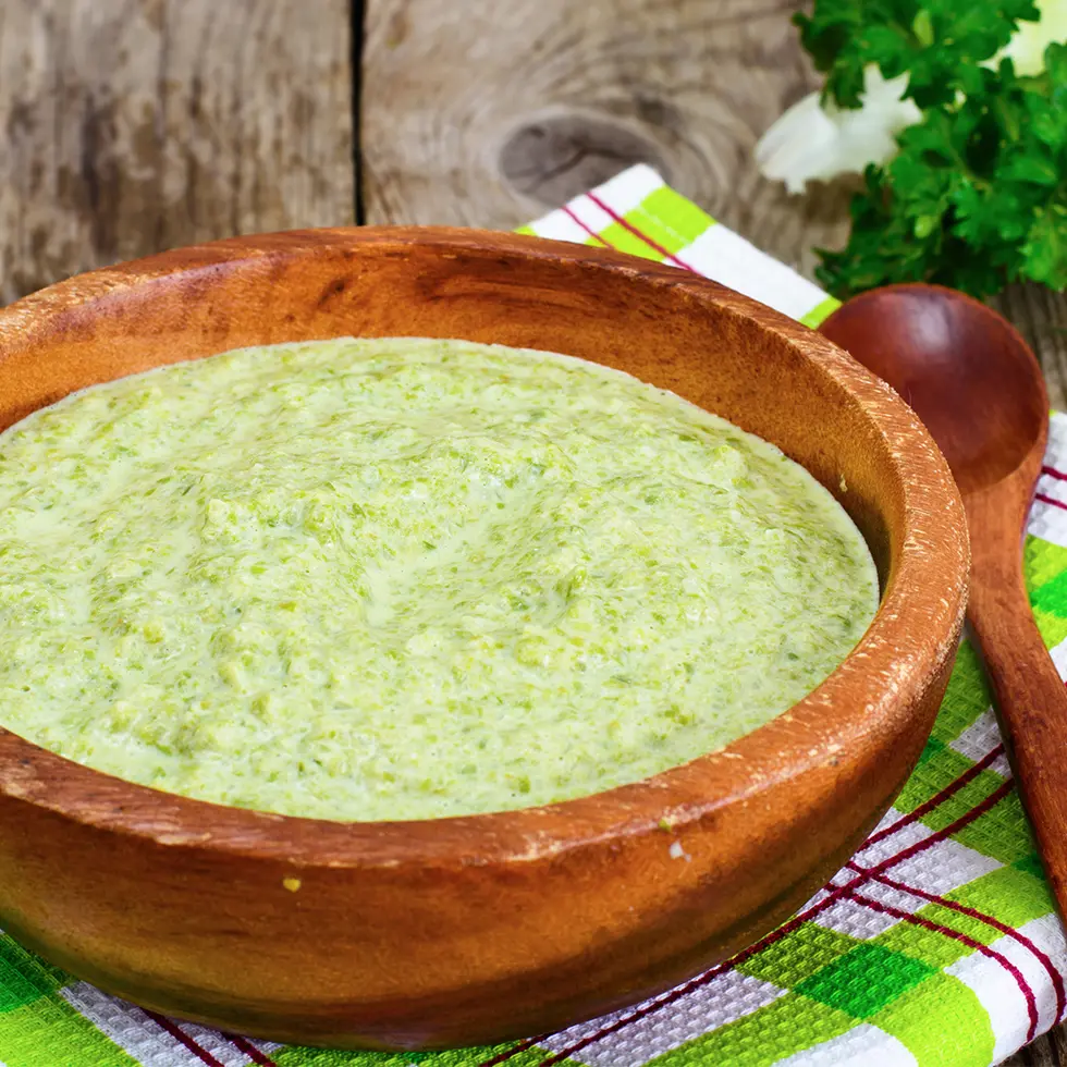 Potage à la mâche