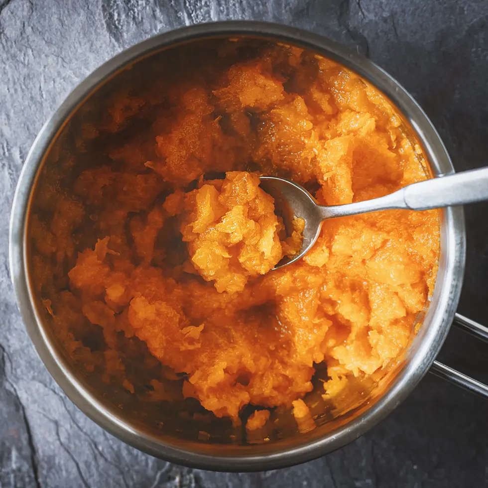 Purée de citrouille