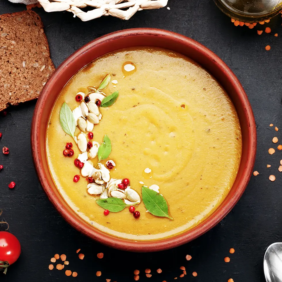 Purée de lentilles