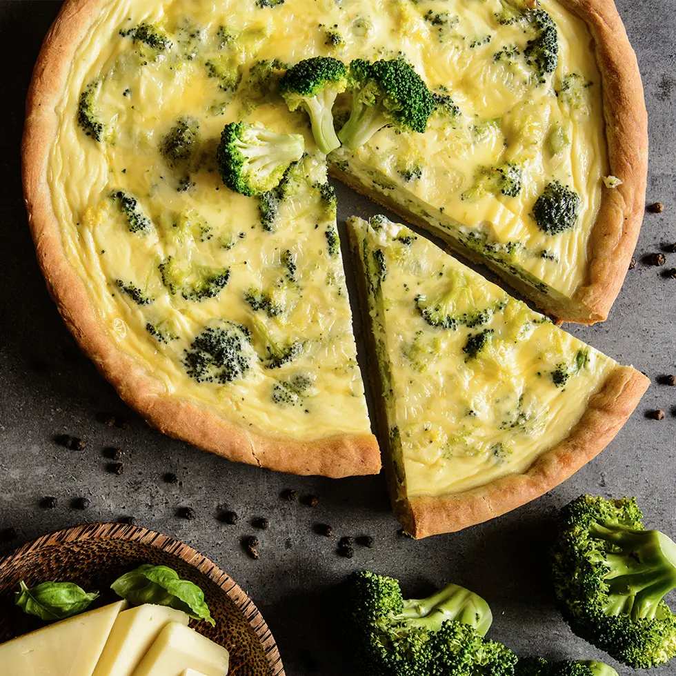 Quiche aux brocolis
