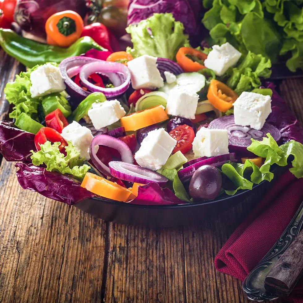 La salade grecque