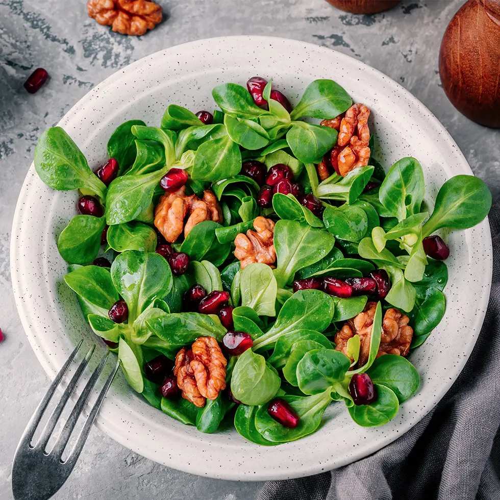 Salade de mâche aux gésiers