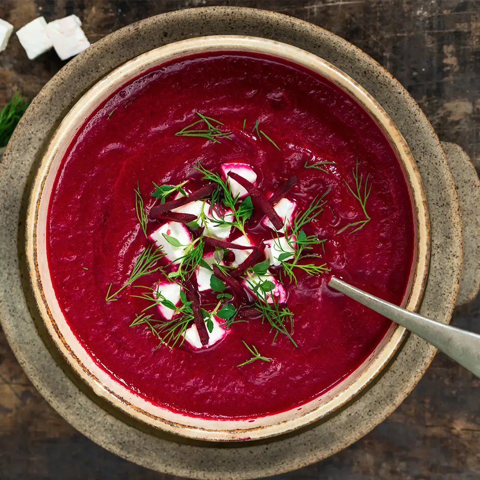 Soupe aux betteraves