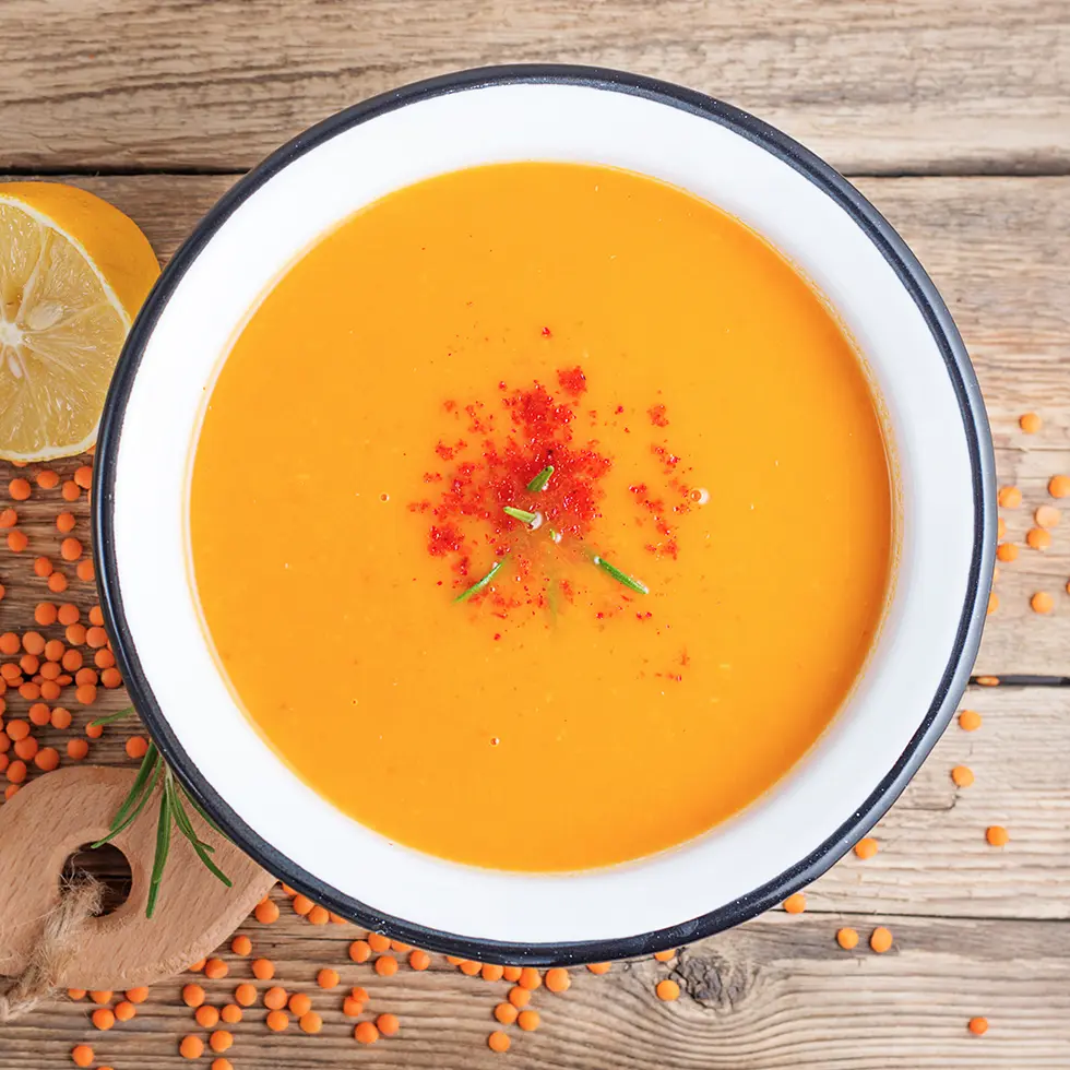 Soupe aux lentilles