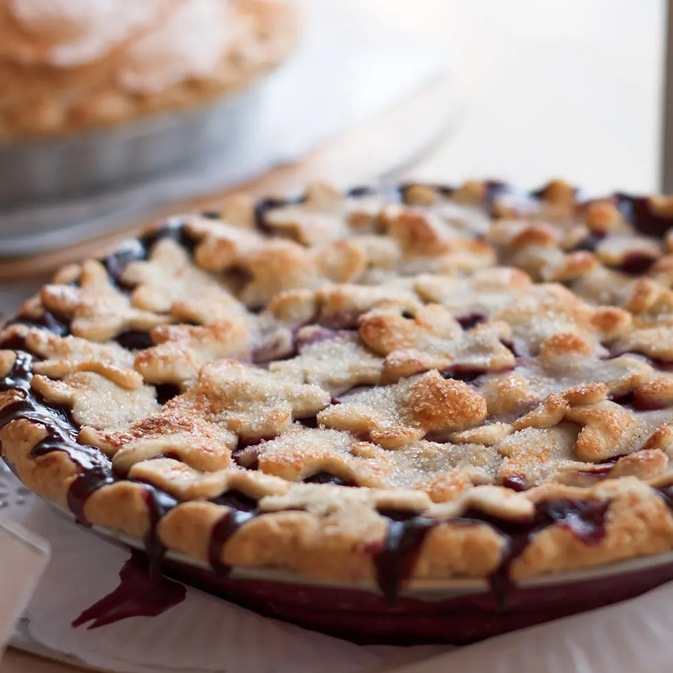 La tarte aux bleuets