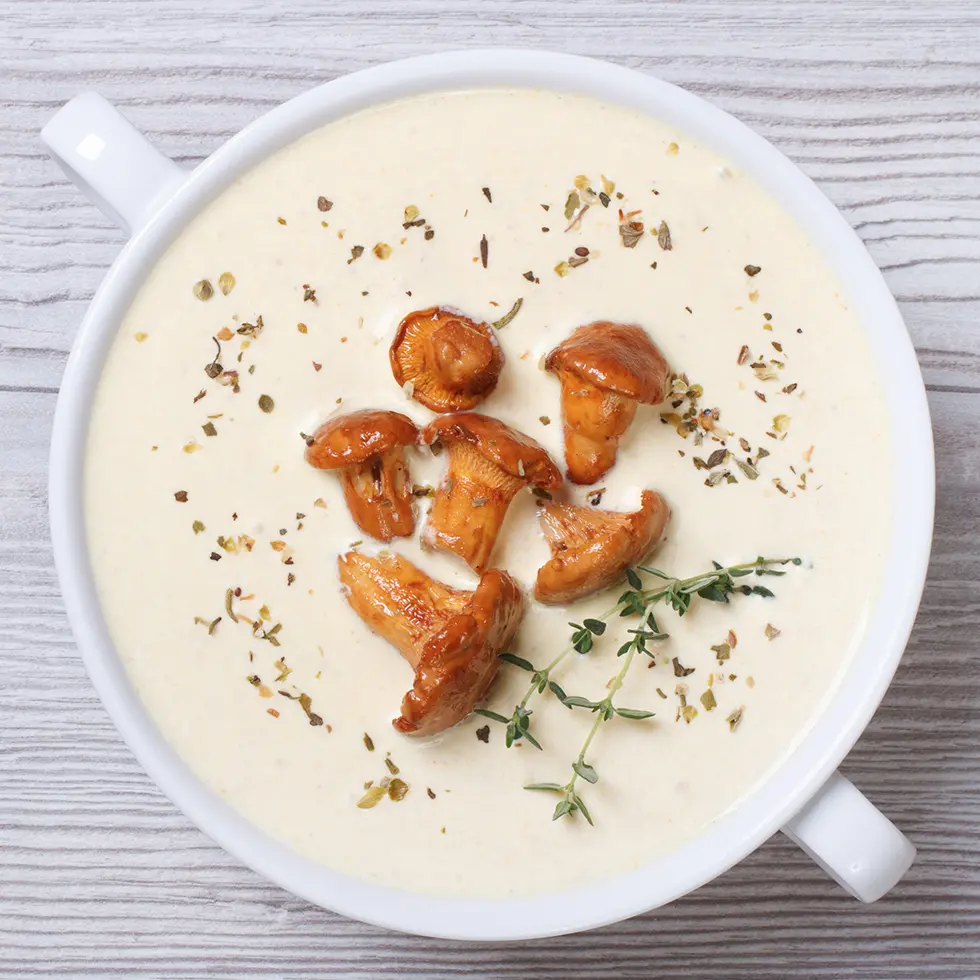 Velouté aux champignons